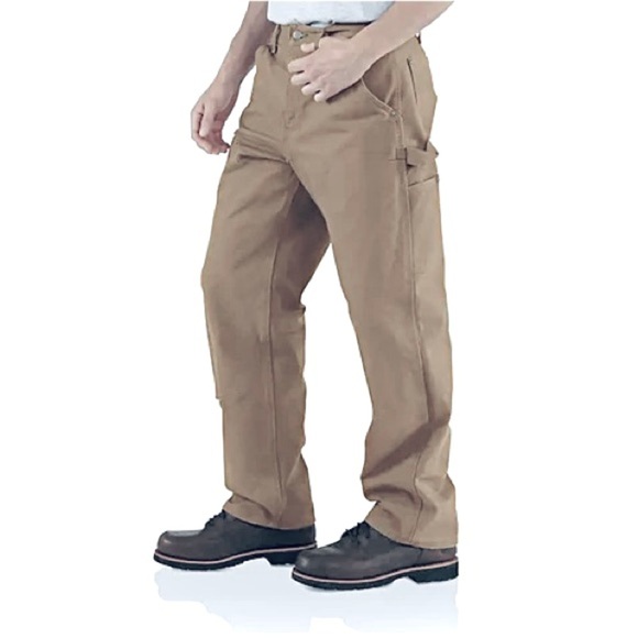 Carhartt Men's Duck Painter Trouser Pants, Khaki Light Beige, Size 38x30 - Picture 1 of 11